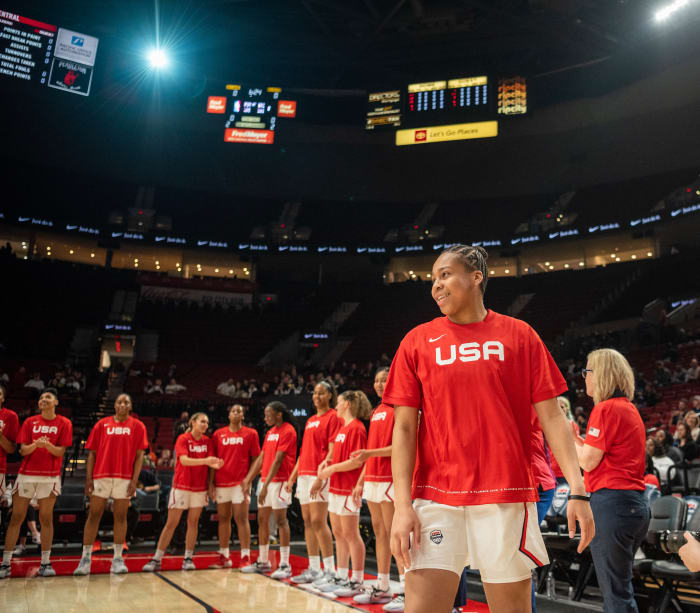 Nike Hoop Summit women's game April 8 2023 Taylor Balkom 5